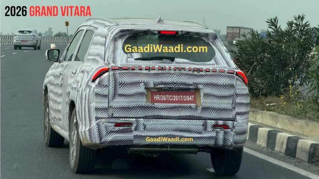 Exclusive: 2026 (New-Gen) Maruti Grand Vitara Spied On Test